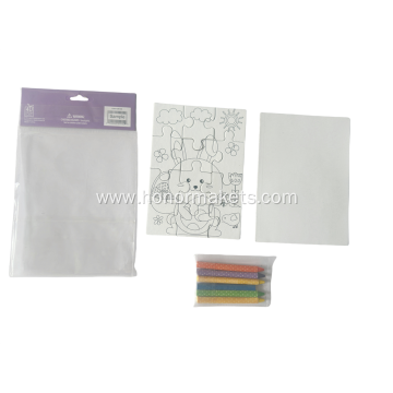 Easter 1PCS Puzzle with 6pcs crayon